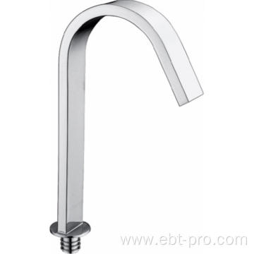 Brass square kitchen sink faucet